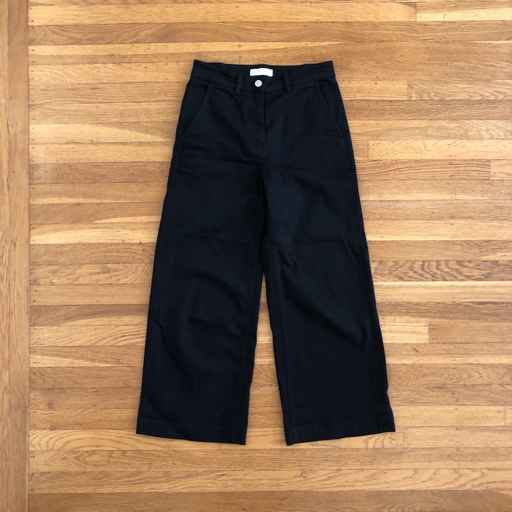 Everlane wide leg crop pant